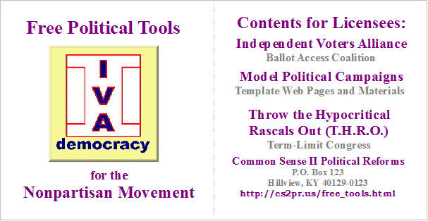 Free Tools for a More Democratic Republic